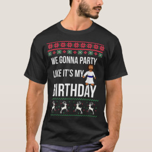 Jesus Birthday Funny Holiday Ugly Christmas Sweate T-Shirt