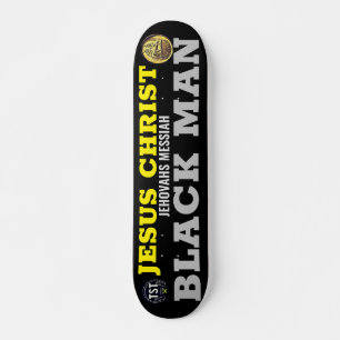 JESUS BLACK MAN JMT 7 3/4" Skateboard Deck