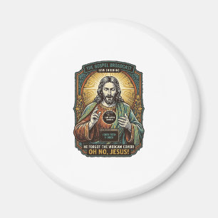 Jesus Black Screen Forgotten Webcam Cover Virtual  Magnet