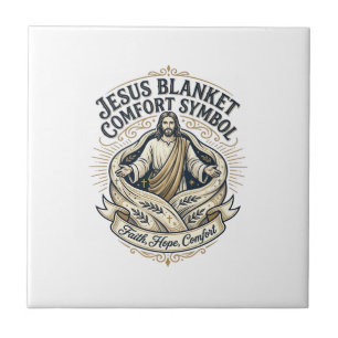 Jesus Blanket Comfort Symbol Jesus Blanket Comfort Tile