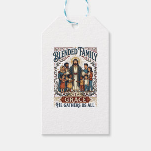 Jesus Blended Family Stepfamily Shirt Christian Gr Gift Tags