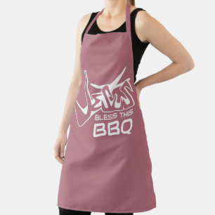 Jesus Bless This BBQ Apron