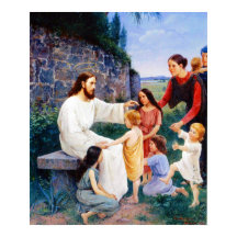 Jesus Blesses The Children Elin Danielson-Gambogi 
