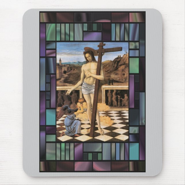 Jesus Blood Of The Redeemer Religious  Mouse Pad (Front)