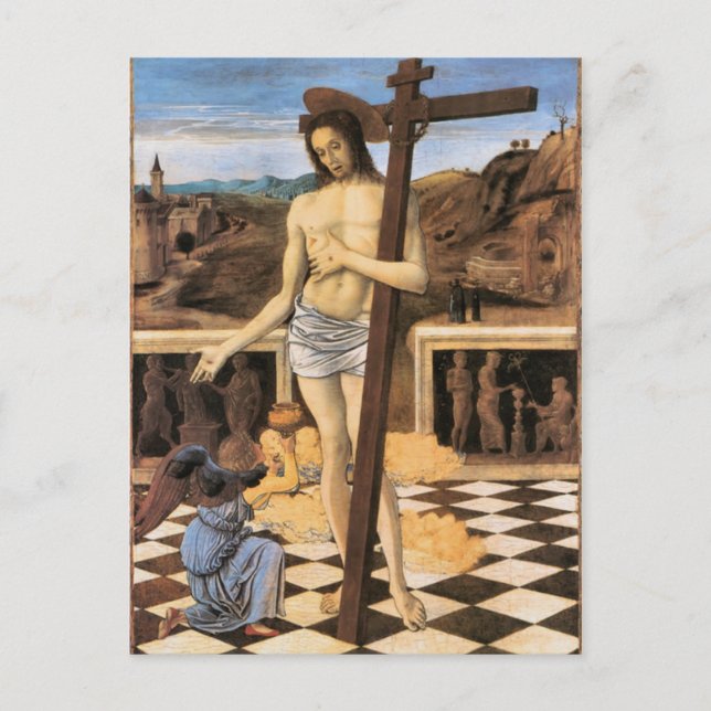 Jesus Blood Of The Redeemer Religious Postcard (Front)