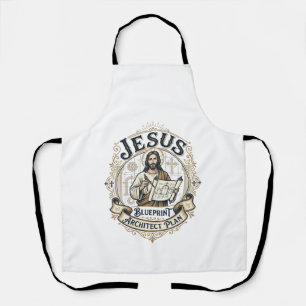 Jesus Blueprint Architect Plan Jesus Blueprint Arc Apron