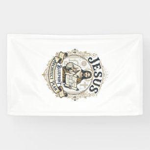 Jesus Blueprint Architect Plan Jesus Blueprint Arc Banner