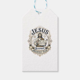 Jesus Blueprint Architect Plan Jesus Blueprint Arc Gift Tags