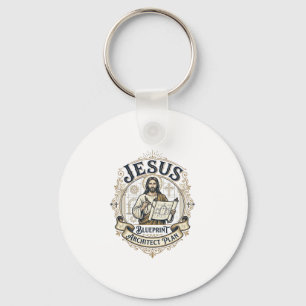 Jesus Blueprint Architect Plan Jesus Blueprint Arc Key Ring