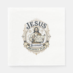 Jesus Blueprint Architect Plan Jesus Blueprint Arc Napkin