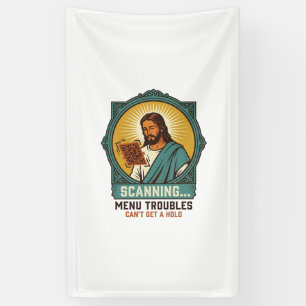 Jesus Blurry QR Code Wont Scan Menu Tech Humor_1 Banner