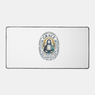 Jesus Book Club Reading Community Graphic Tee Chri Desk Mat