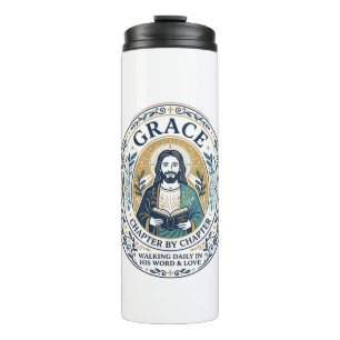Jesus Book Club Reading Community Graphic Tee Chri Thermal Tumbler
