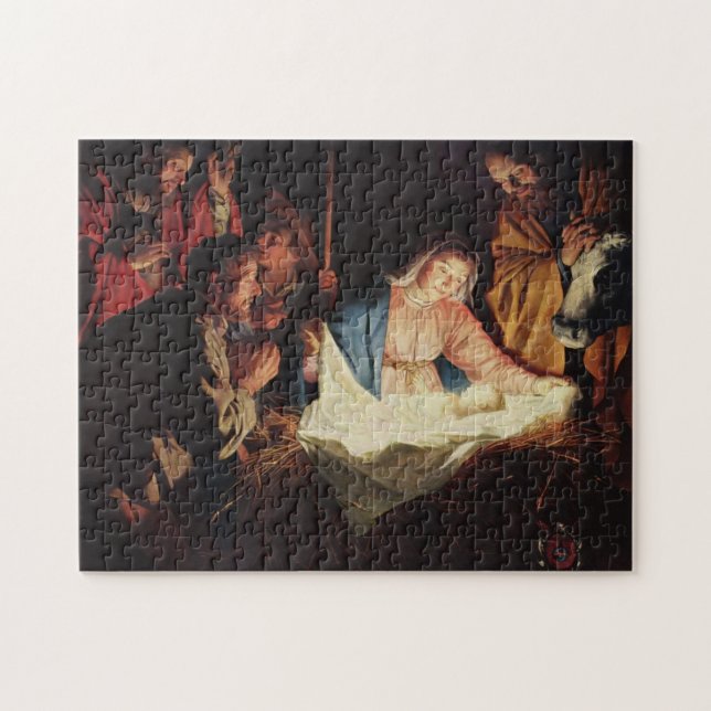 Jesus Born In a Stable at Bethlehem Jigsaw Puzzle (Horizontal)