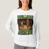 Jesus born manger