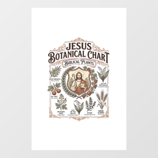 Jesus Botanical Chart Biblical Plants Jesus Botani (Sheet)