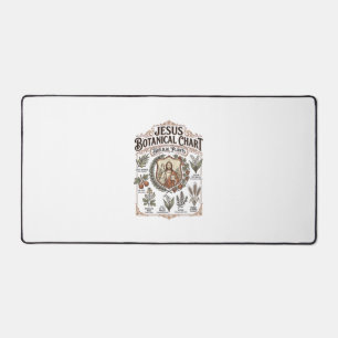Jesus Botanical Chart Biblical Plants Jesus Botani Desk Mat