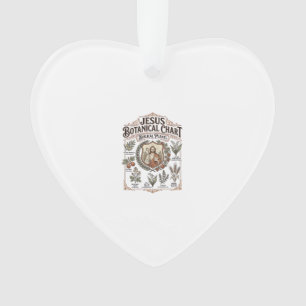 Jesus Botanical Chart Biblical Plants Jesus Botani Ornament