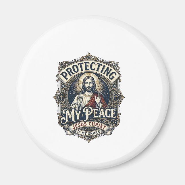 Jesus Boundaries Self Respect Shirt Faith Based De Magnet (Front)