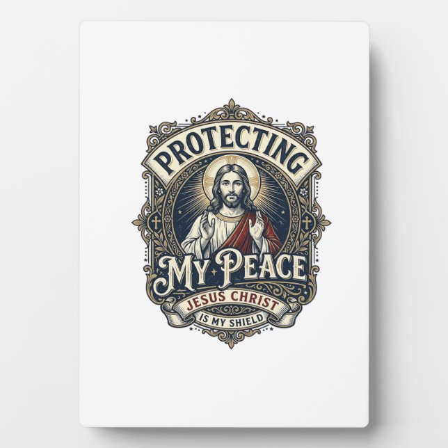 Jesus Boundaries Self Respect Shirt Faith Based De Plaque (Front)