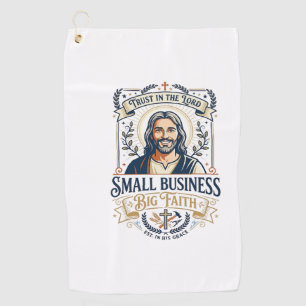 Jesus Boutique Small Business Owner Shirt Christia Golf Towel