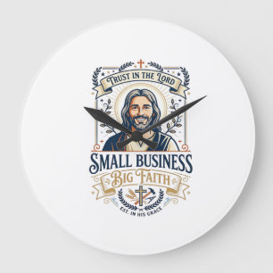 Jesus Boutique Small Business Owner Shirt Christia Large Clock