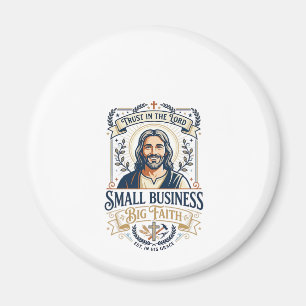 Jesus Boutique Small Business Owner Shirt Christia Magnet
