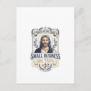 Jesus Boutique Small Business Owner Shirt Christia Postcard