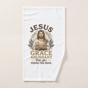 Jesus Bowling Vintage Shirt Christian Graphic_1 Hand Towel