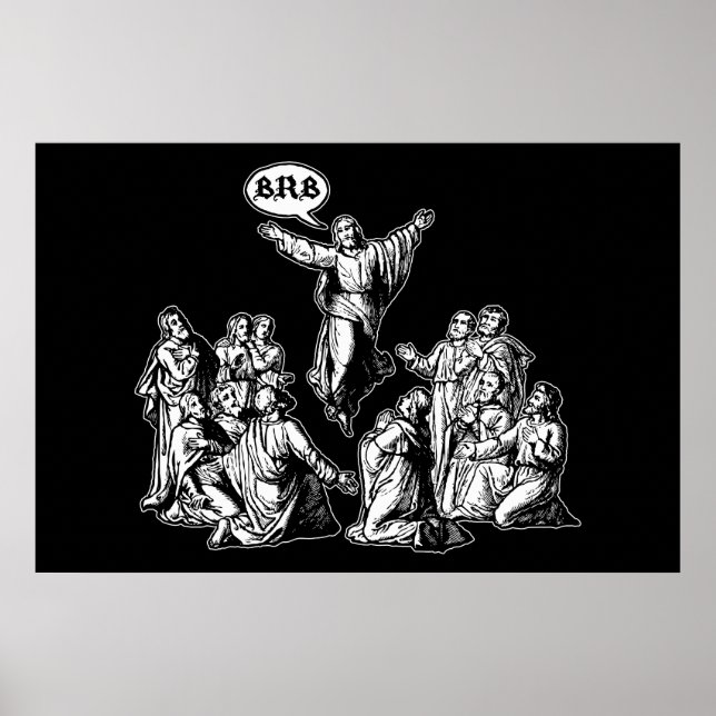 Jesus BRB lol Poster (Front)