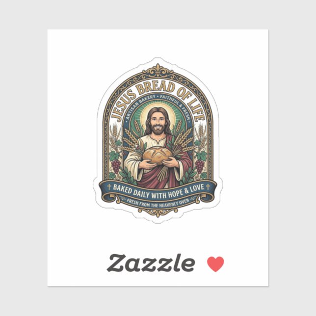 Jesus Bread Of Life Jesus Bread Life Bakery Christ (Sheet)
