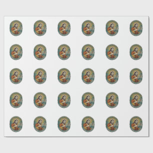 Jesus Broken Double Clicking Mouse IT Office Tech  Wrapping Paper