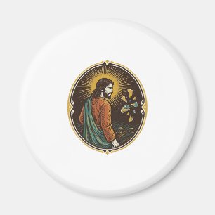 Jesus Broken Glass Dance Floor Party Danger Club H Magnet