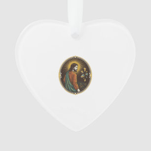 Jesus Broken Glass Dance Floor Party Danger Club H Ornament