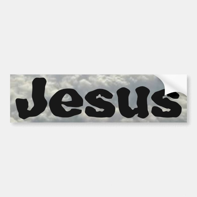 JESUS BUMPER STICKER (Front)