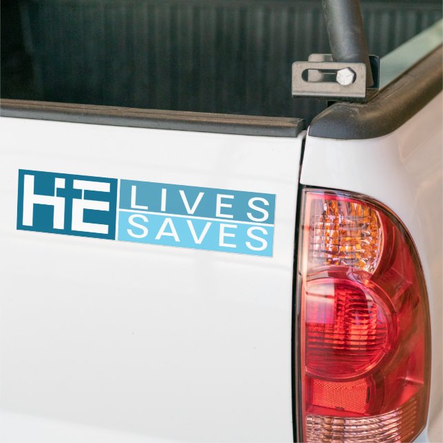 JESUS BUMPER STICKER (On Truck)