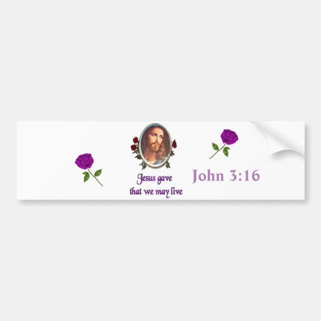 Jesus  bumper sticker (Front)