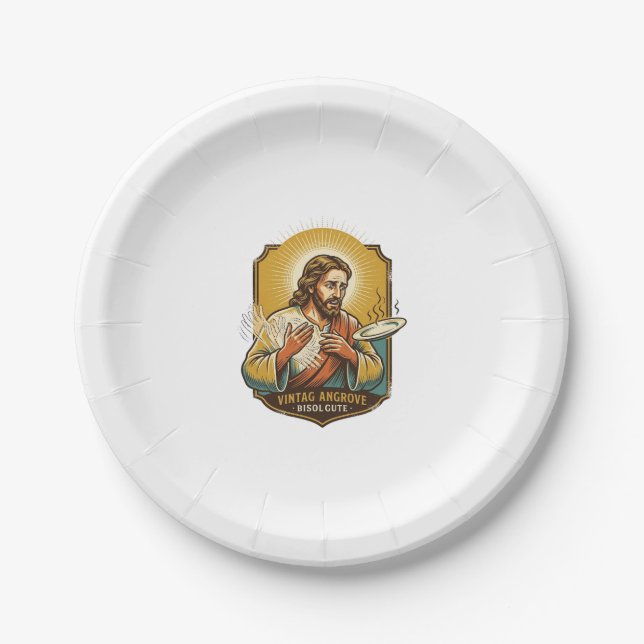 Jesus Burned Finger Taking Plate Out Microwave Kit (Front)