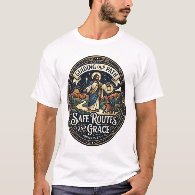 Jesus Bus Driver Transit Worker Shirt Faith Based  (Front)