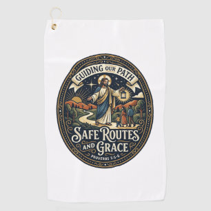 Jesus Bus Driver Transit Worker Shirt Faith Based Golf Towel