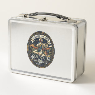 Jesus Bus Driver Transit Worker Shirt Faith Based  Metal Lunch Box