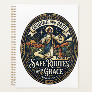 Jesus Bus Driver Transit Worker Shirt Faith Based  Planner