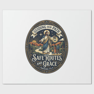 Jesus Bus Driver Transit Worker Shirt Faith Based  Wrapping Paper