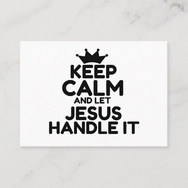 JESUS BUSINESS CARD (Front)