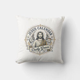 Jesus Calendar Daily Grace Jesus Calendar Daily Gr Cushion