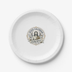 Jesus Calendar Daily Grace Jesus Calendar Daily Gr Paper Plate