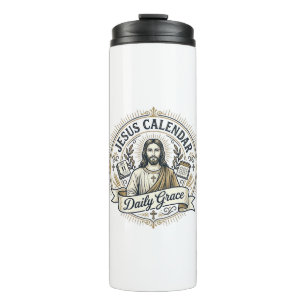 Jesus Calendar Daily Grace Jesus Calendar Daily Gr Thermal Tumbler
