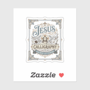 Jesus Calligraphy Sacred Lettering Jesus Calligrap