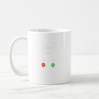 Jesus Calling Funny Jesus Phone Christian Coffee Mug