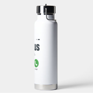 Jesus Calling Phone Screen Christian Shirt Design_ Water Bottle